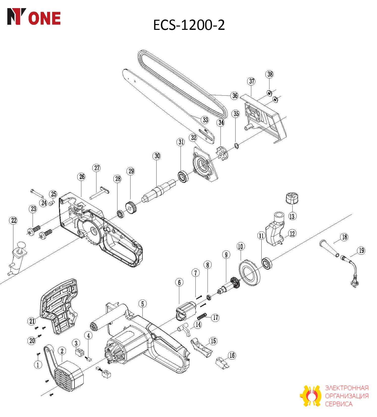 Винт 4х12 ECS1200-2.01