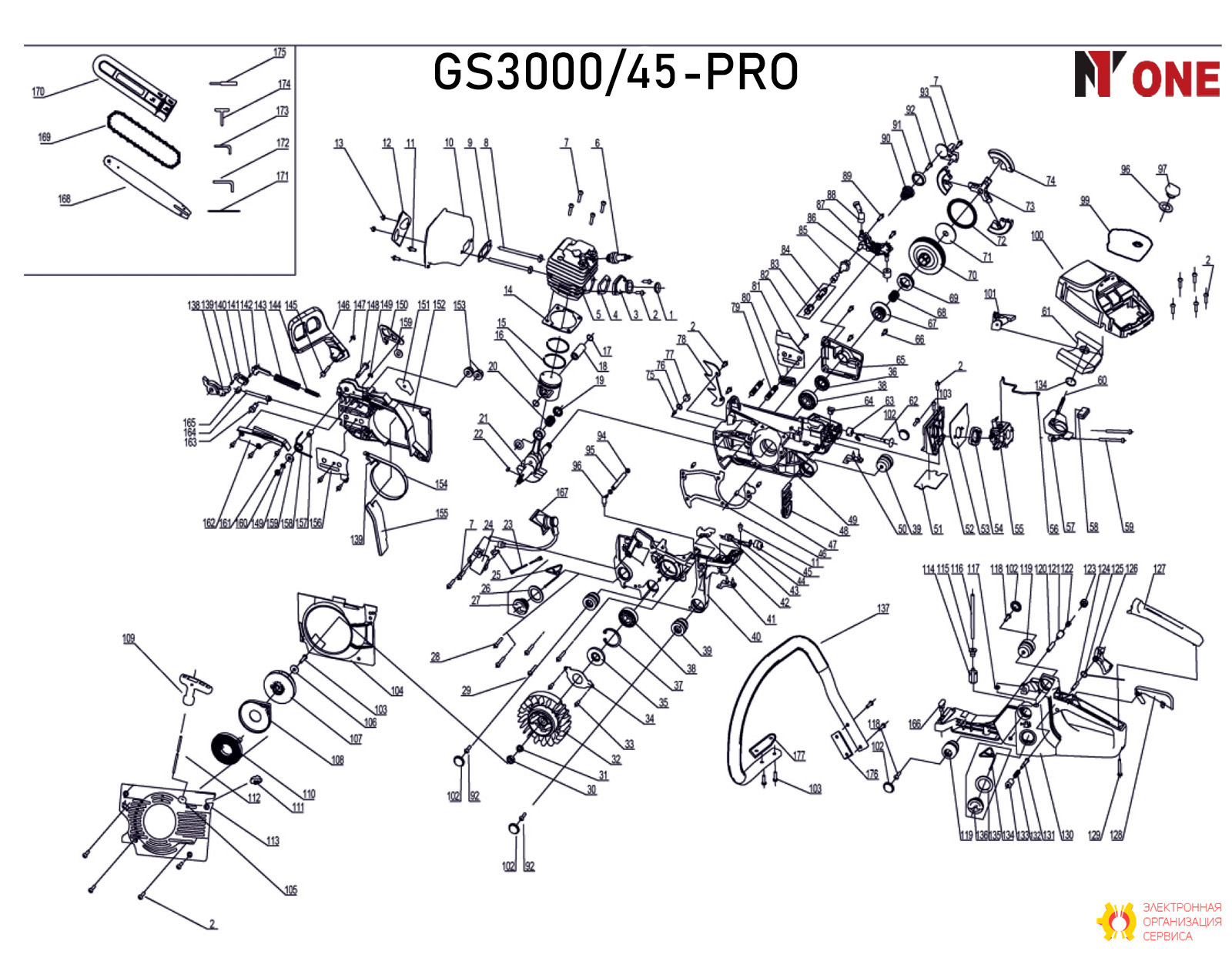 Стартер GS3000/45-PRO.103-113