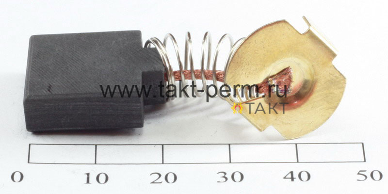 Щетки Макита-204/203 (пара) 7х17х18 (Отстрел 1,пружина, пятак-уши)  №604