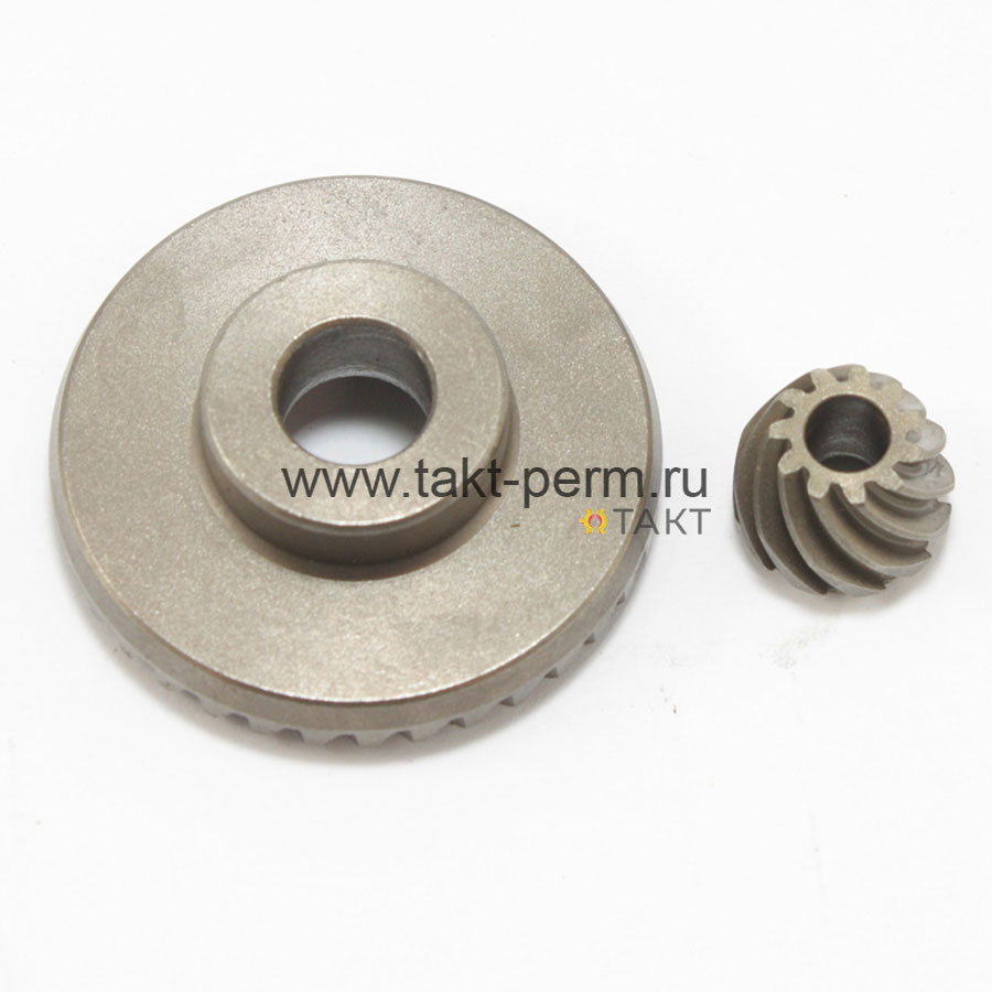 Редукторная пара УШМ Хитачи G13SS (Китай) № 010184(СС 46)