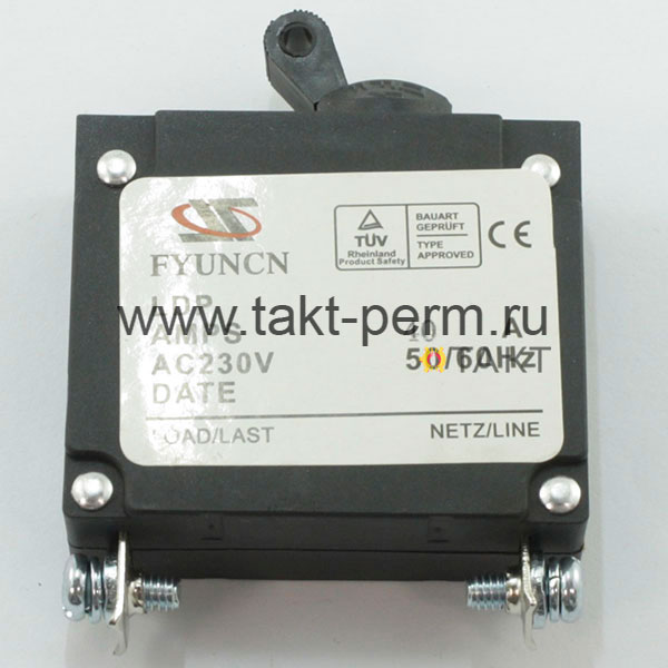 Выключатель -автомат для генератора большой свыше 3 kw-40А №333(2-40)