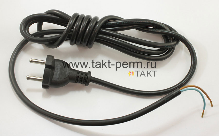 Шнур армированный ИДФР685612.003-06И ПВС 2,1м 2х0,75