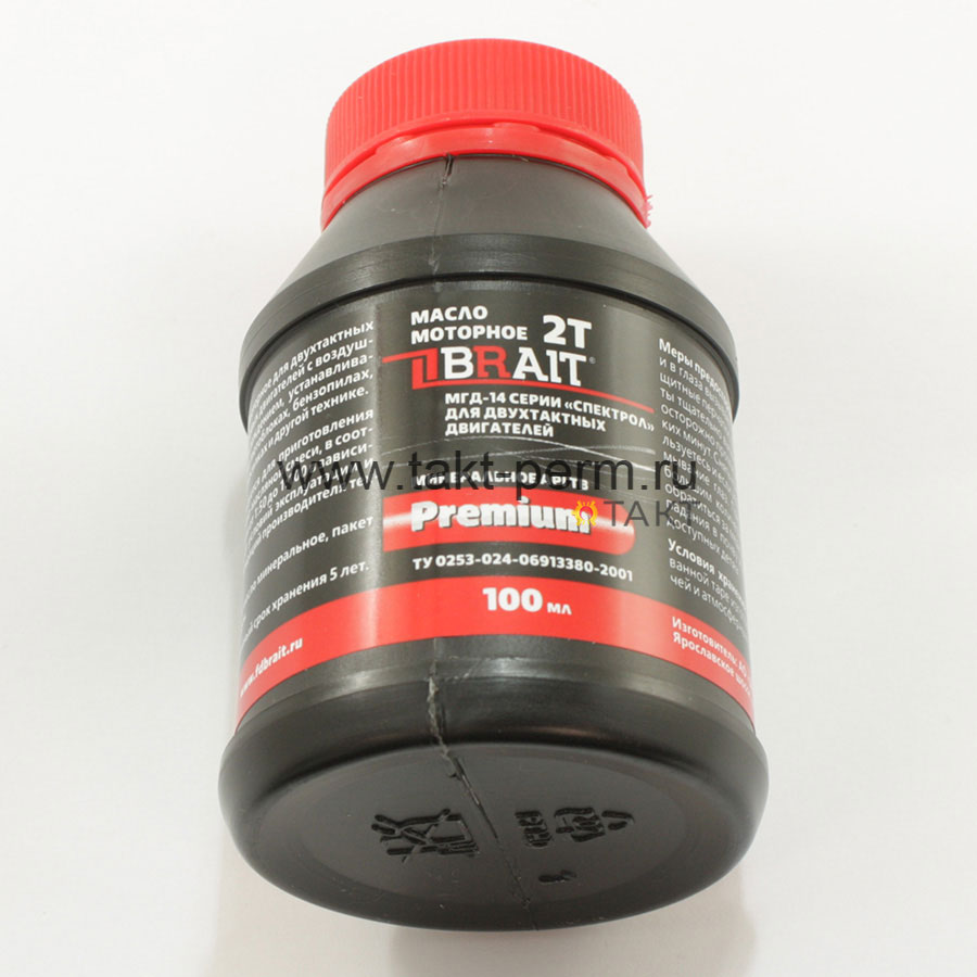 Масло 2-Т минеральное API TB 100мл BRAIT (24шт/уп)