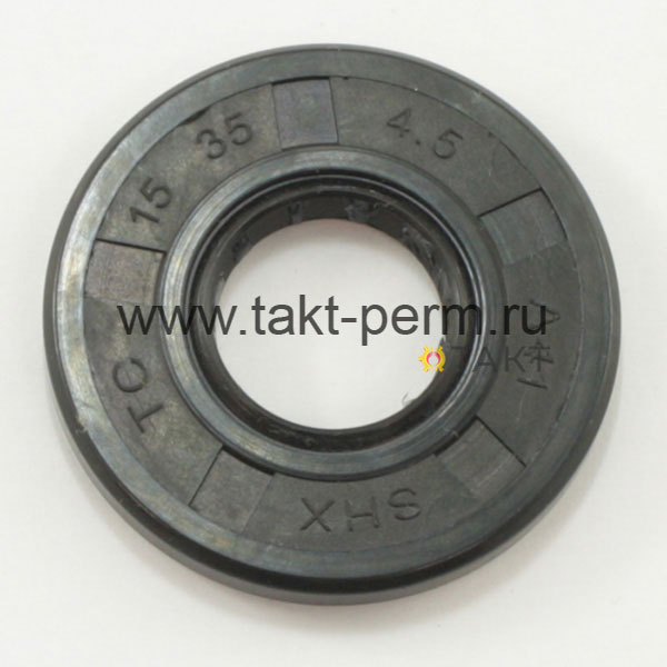 Сальник к/в BR 4518, 5220  (15*35*4,5) большой, все китайские бензопилы (10шт/уп)