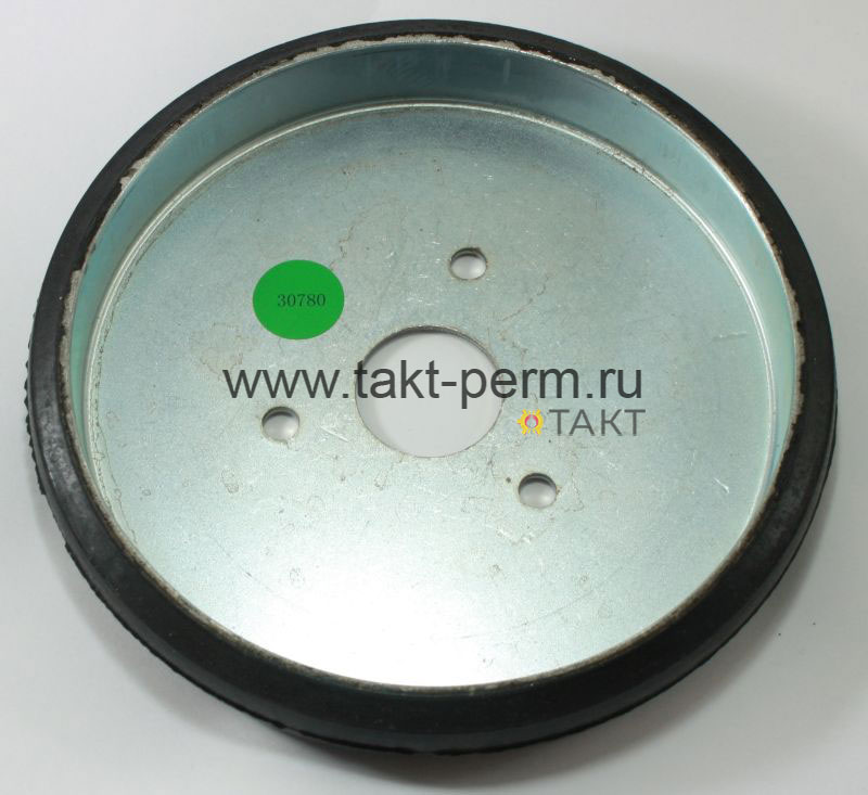 Кольцо фрикционное для снегоуборщика D 135 мм/118 мм (факт.135х108) на металлическом диске п.45/п.17
