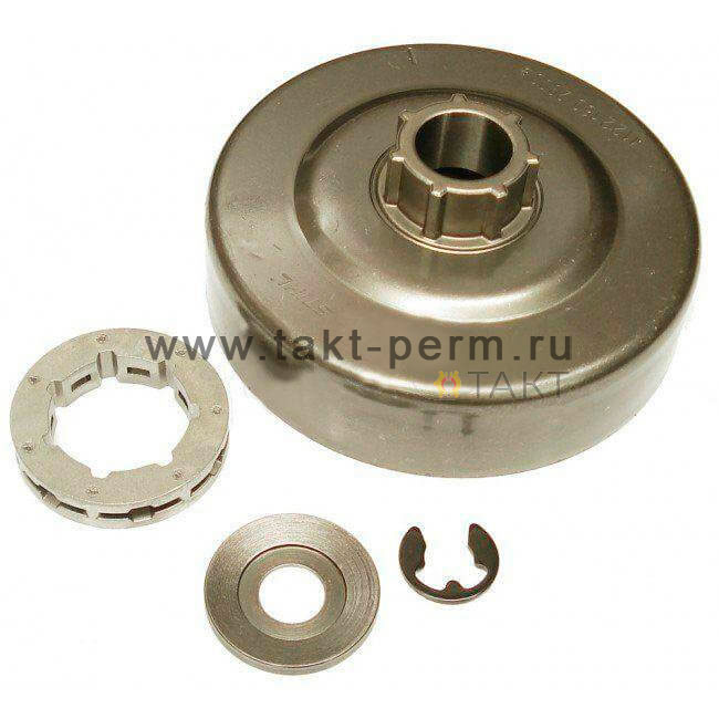 Комплект - Кольцевая цепная звёздочка 3/8