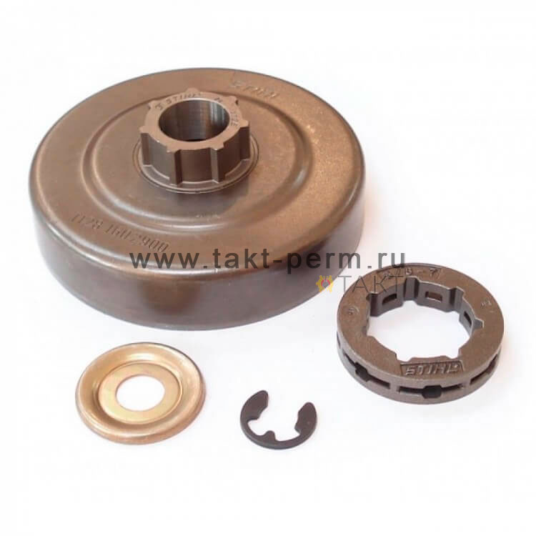 Комплект - Кольцевая цепная звёздочка 3/8" 7зубьев 11280071000